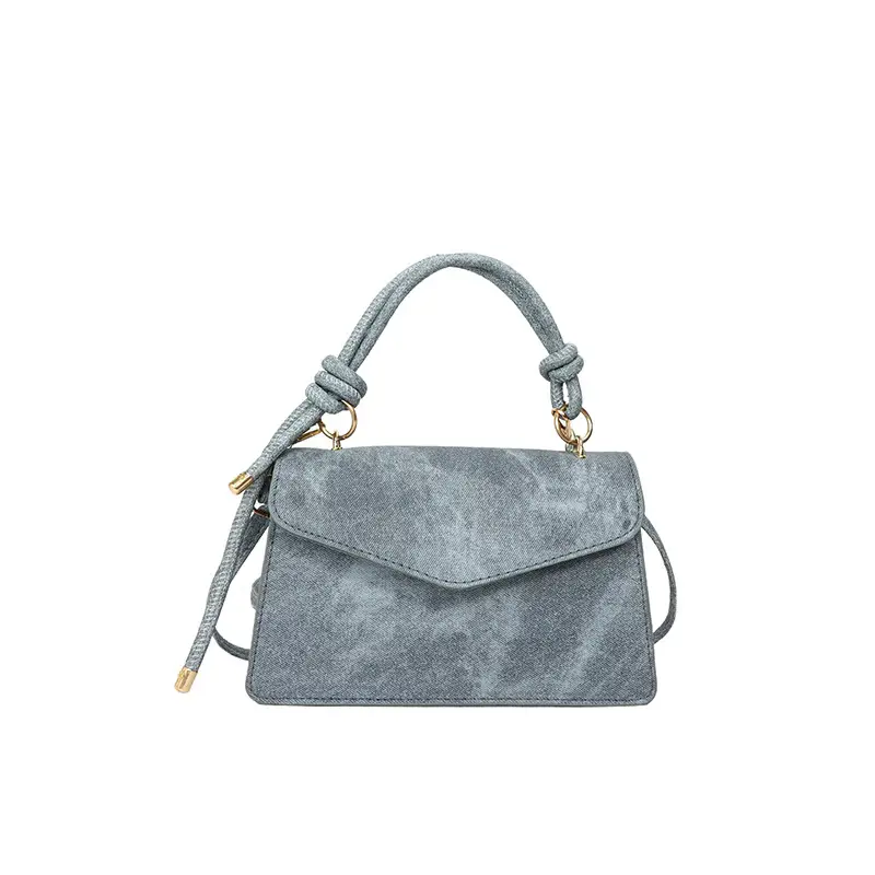 Retro Square Handbag for Women Grey 2025 - Image 5
