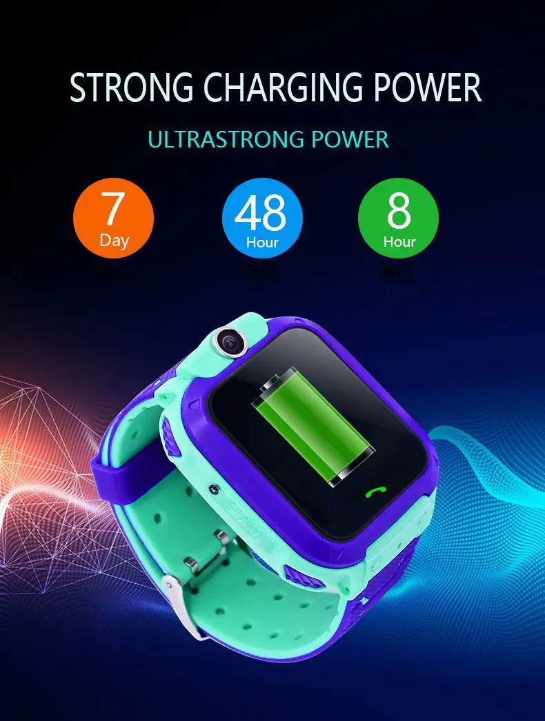 Q12 Kidsren's Phone Watch Student School Time Segment Reminder Q19 Photo Insertable Card Student Q12 19 — feature 2