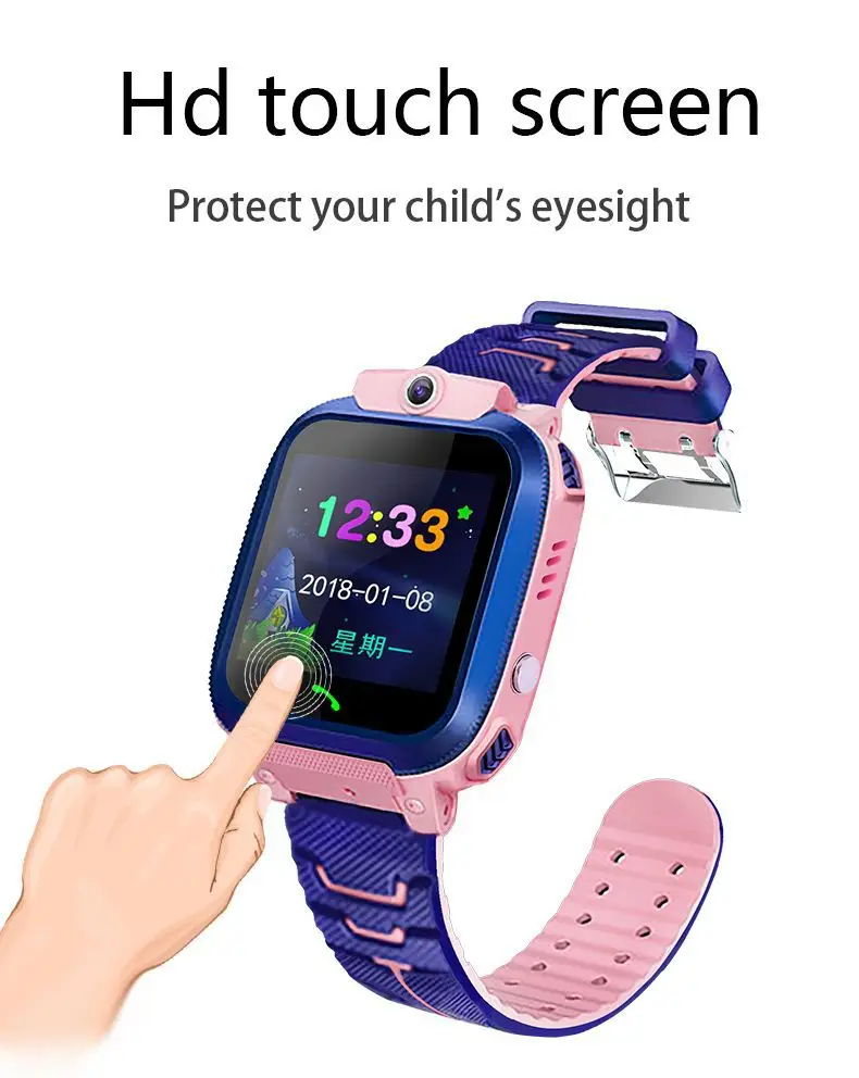 Q12 Kidsren's Phone Watch Student School Time Segment Reminder Q19 Photo Insertable Card Student Q12 19 — feature 5