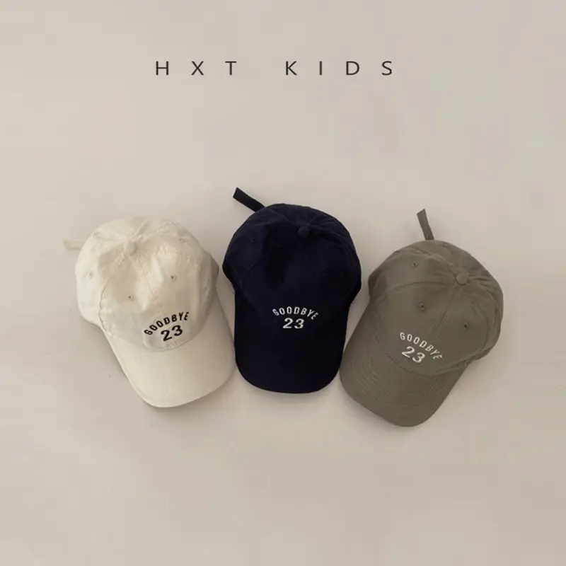 Blue Embroidered Baseball Cap for Kids - Image 6