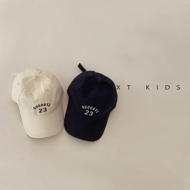 Blue Embroidered Baseball Cap for Kids - Image 7