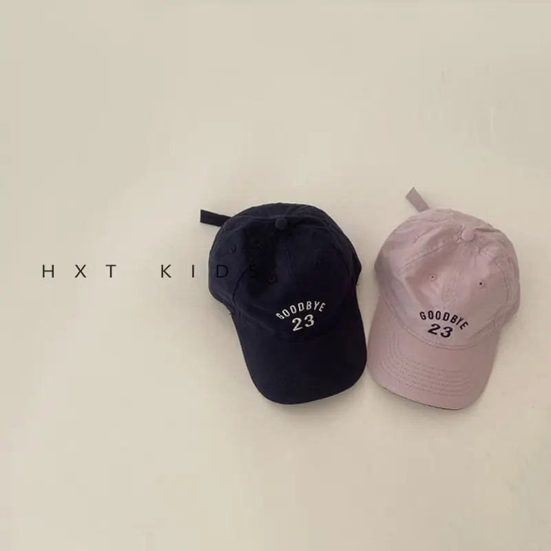 Blue Embroidered Baseball Cap for Kids - Image 8