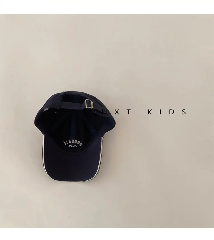 Blue Embroidered Baseball Cap for Kids — feature 10