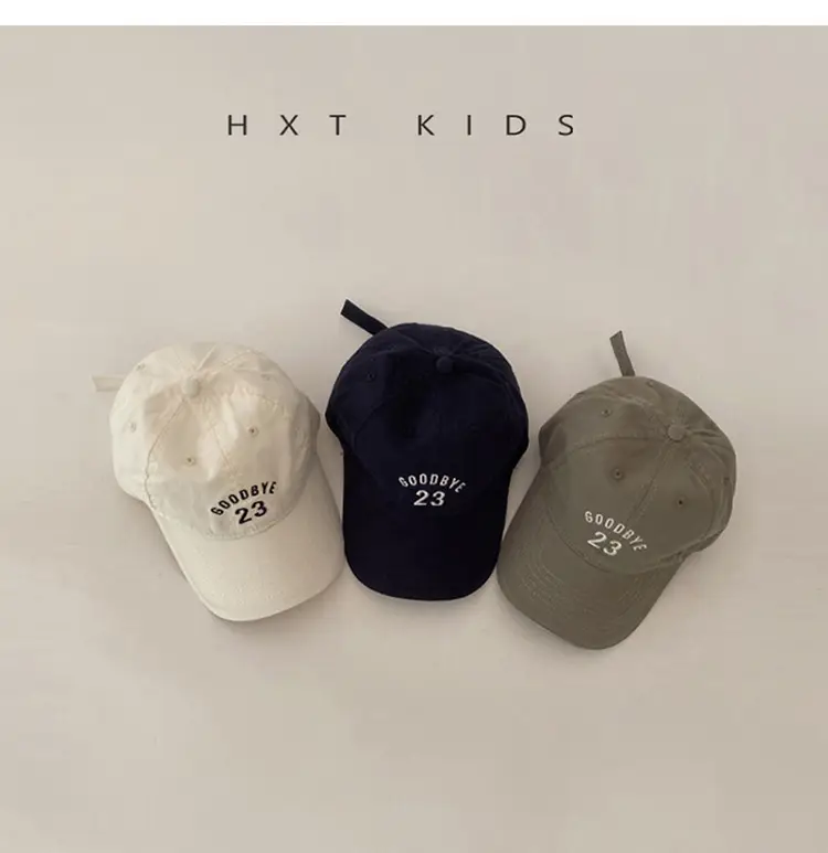 Blue Embroidered Baseball Cap for Kids — feature 2