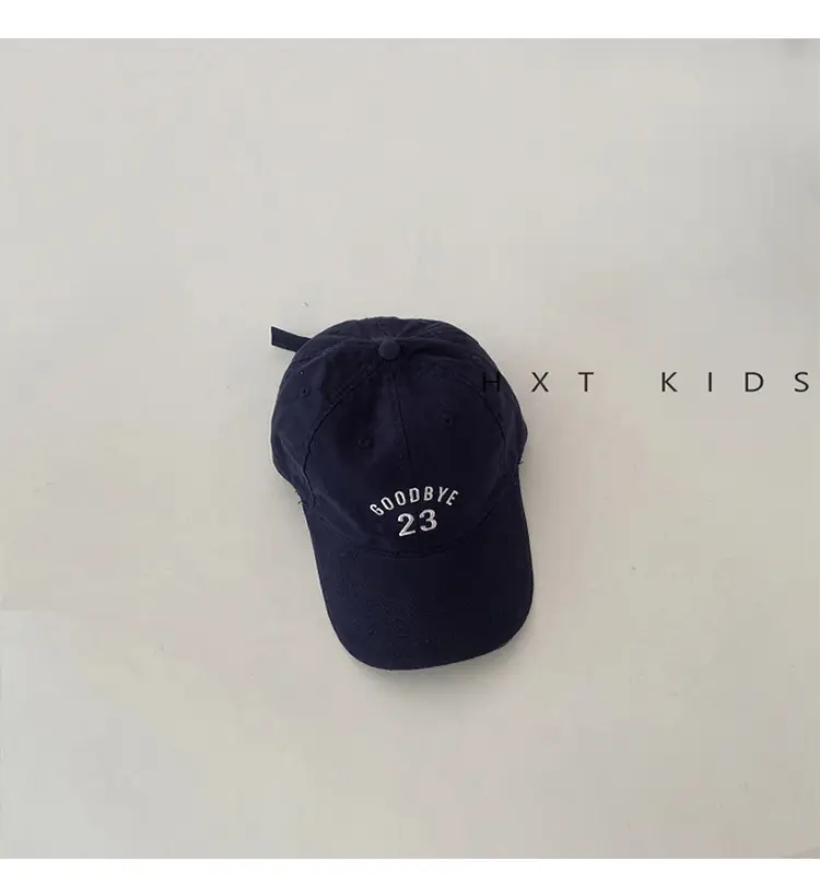 Blue Embroidered Baseball Cap for Kids — feature 7