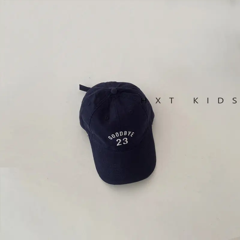 Blue Embroidered Baseball Cap for Kids - Image 2