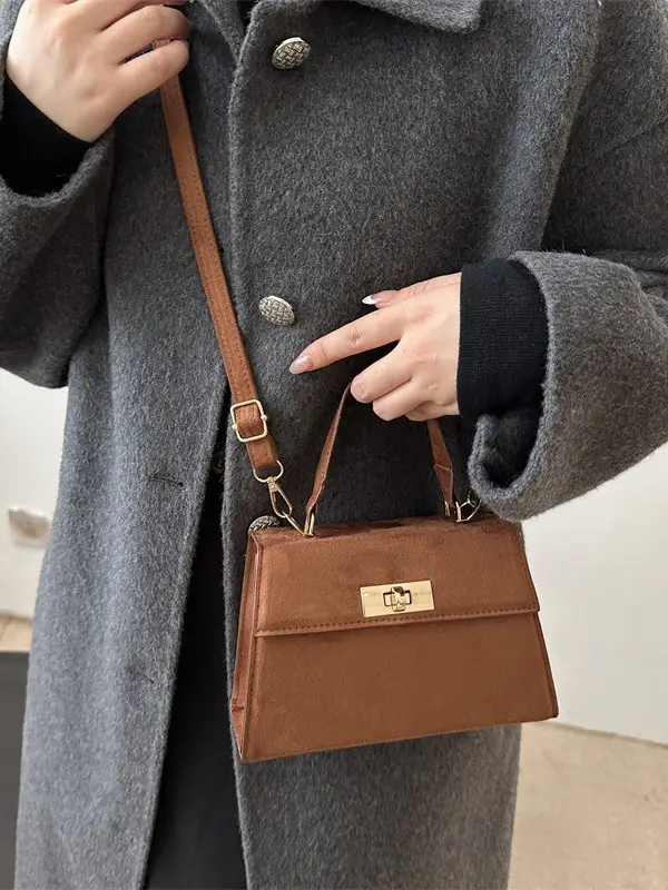 Women's Brown Leather Shoulder Crossbody Bag 2025 - Image 6
