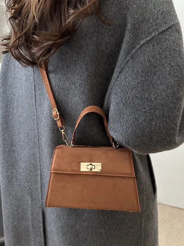 Women's Brown Leather Shoulder Crossbody Bag 2025 - Image 7
