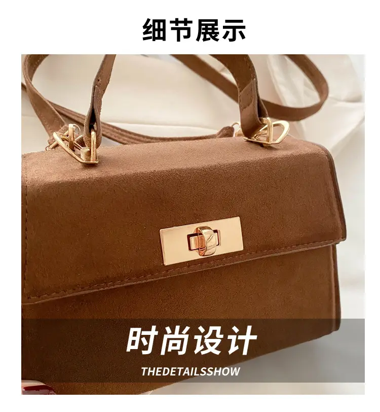 Women's Brown Leather Shoulder Crossbody Bag 2025 — feature 3