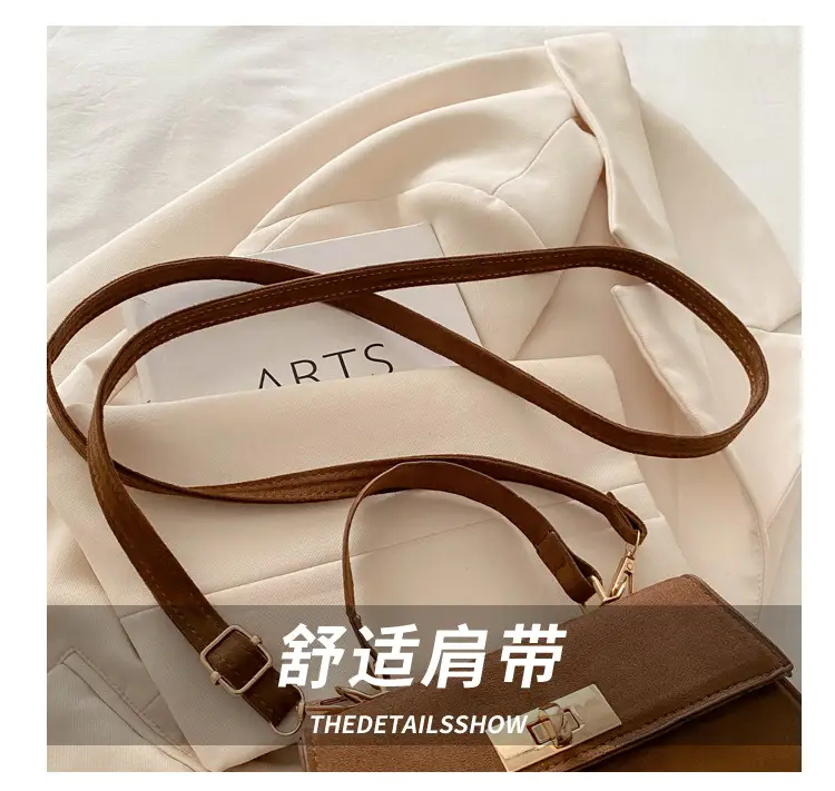 Women's Brown Leather Shoulder Crossbody Bag 2025 — feature 4