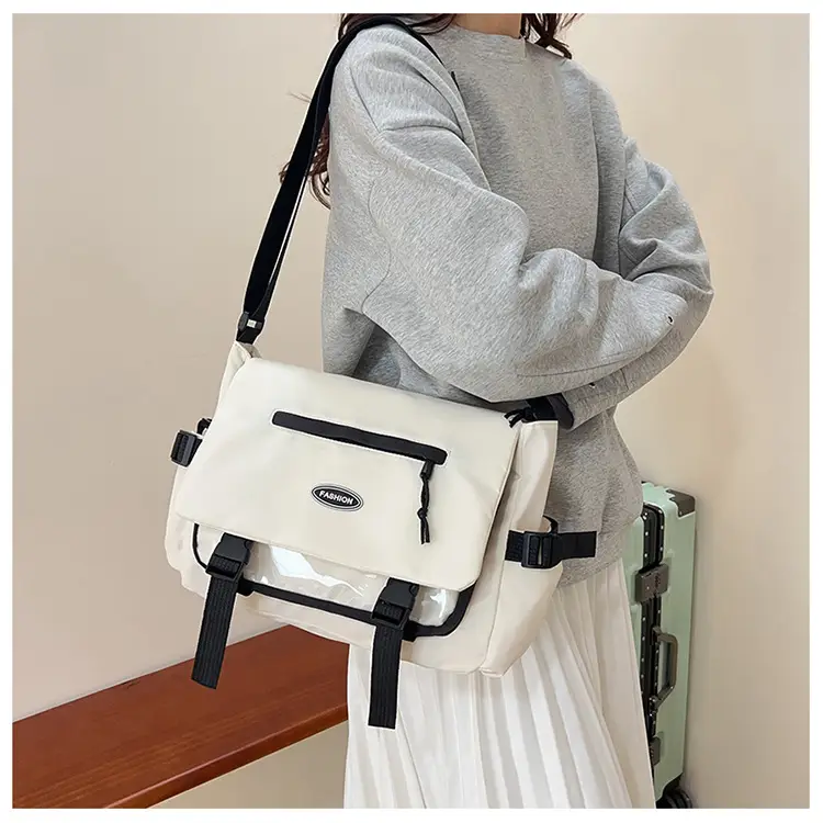 Black Crossbody Bag for Students College Commute — feature 13