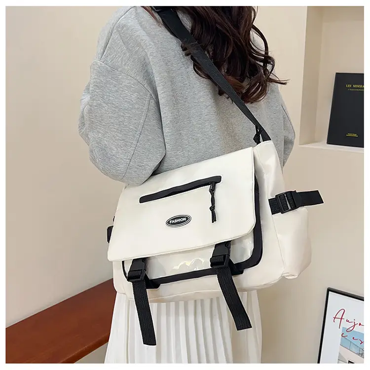 Black Crossbody Bag for Students College Commute — feature 14