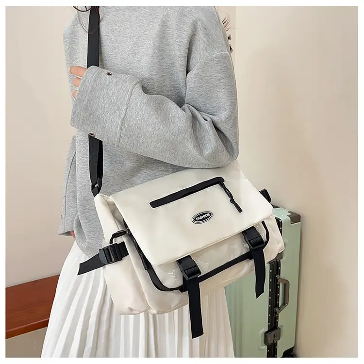 Black Crossbody Bag for Students College Commute — feature 15