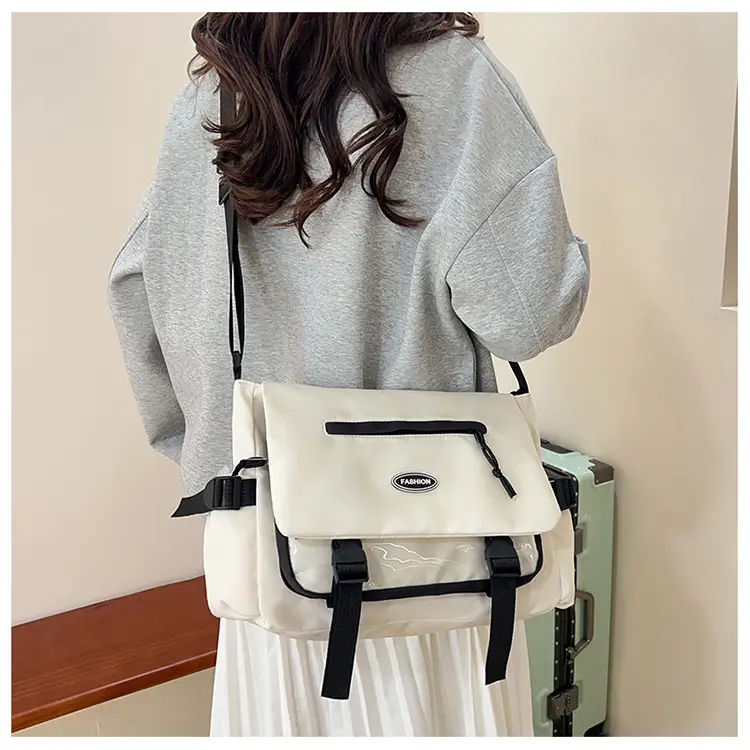 Black Crossbody Bag for Students College Commute — feature 16