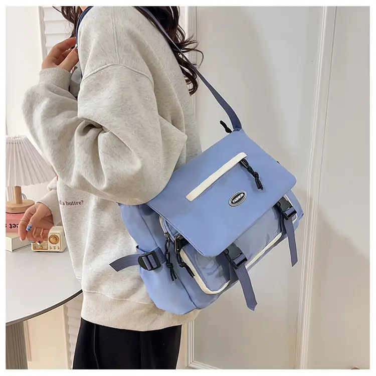 Black Crossbody Bag for Students College Commute — feature 17
