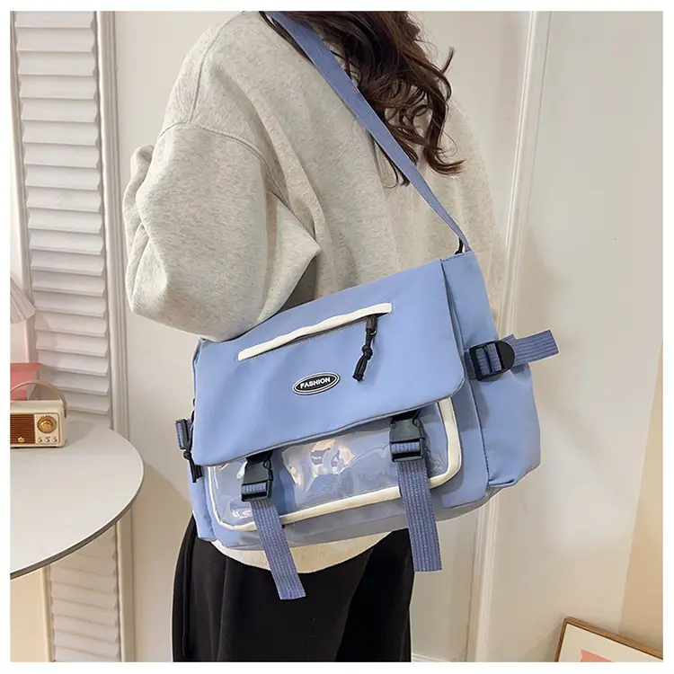 Black Crossbody Bag for Students College Commute — feature 18