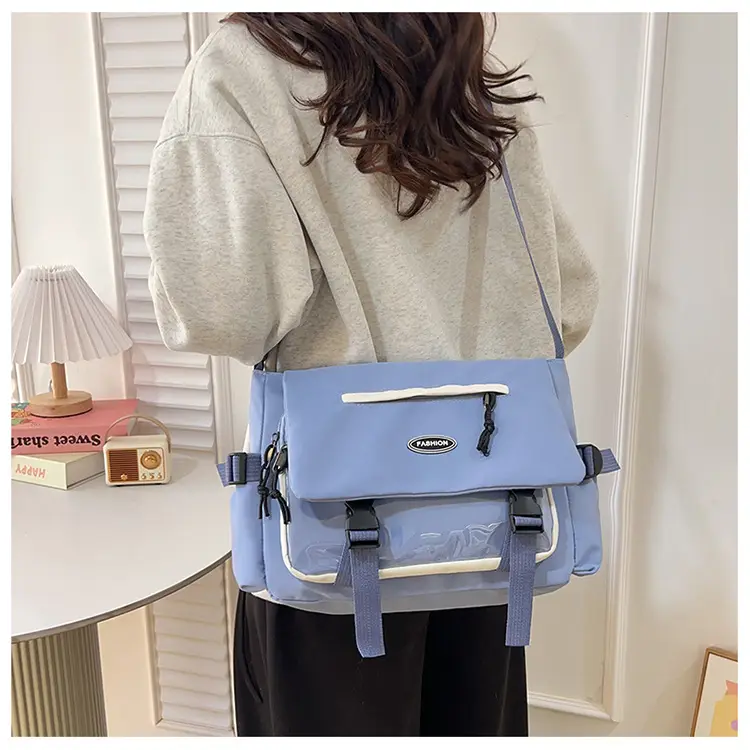 Black Crossbody Bag for Students College Commute — feature 20