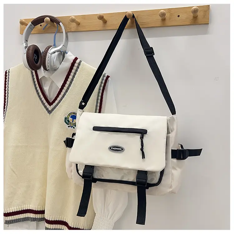 Black Crossbody Bag for Students College Commute — feature 25