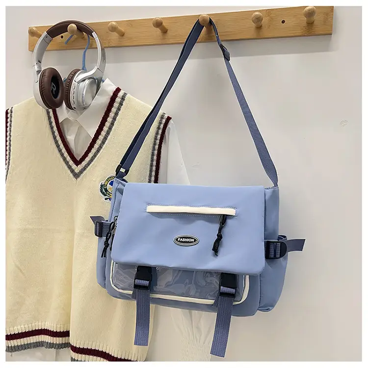Black Crossbody Bag for Students College Commute — feature 27