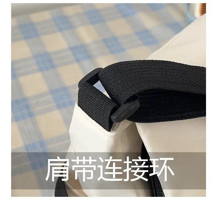 Black Crossbody Bag for Students College Commute — feature 8