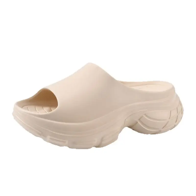 Wholesale thick-soled slippers women's summer new fashion outro height-increasing sandals and slippers beach fashion high-heeled slipper women - Image 8