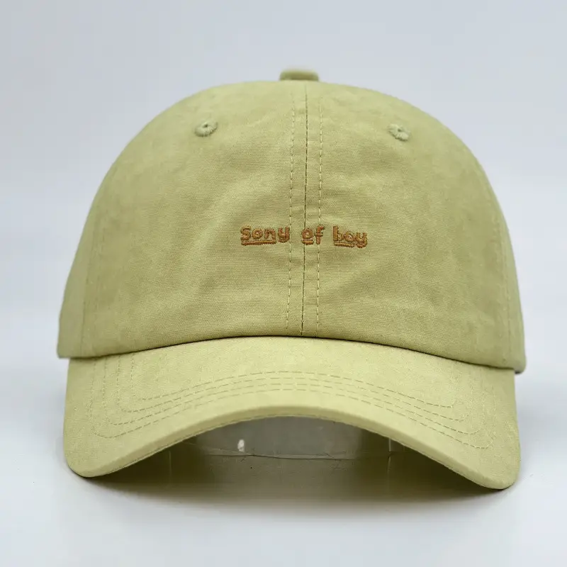Beige Embroidered Baseball Cap for Men Women Clothing Accessories — feature 6