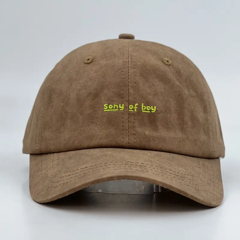 Beige Embroidered Baseball Cap for Men Women Clothing Accessories — feature 7