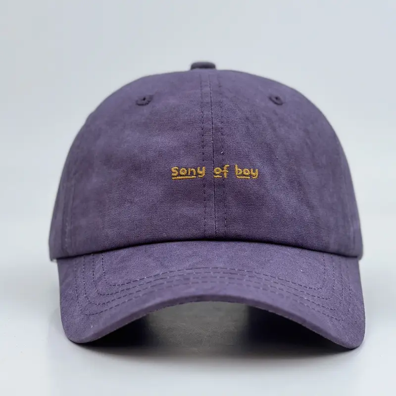 Beige Embroidered Baseball Cap for Men Women Clothing Accessories - Image 6
