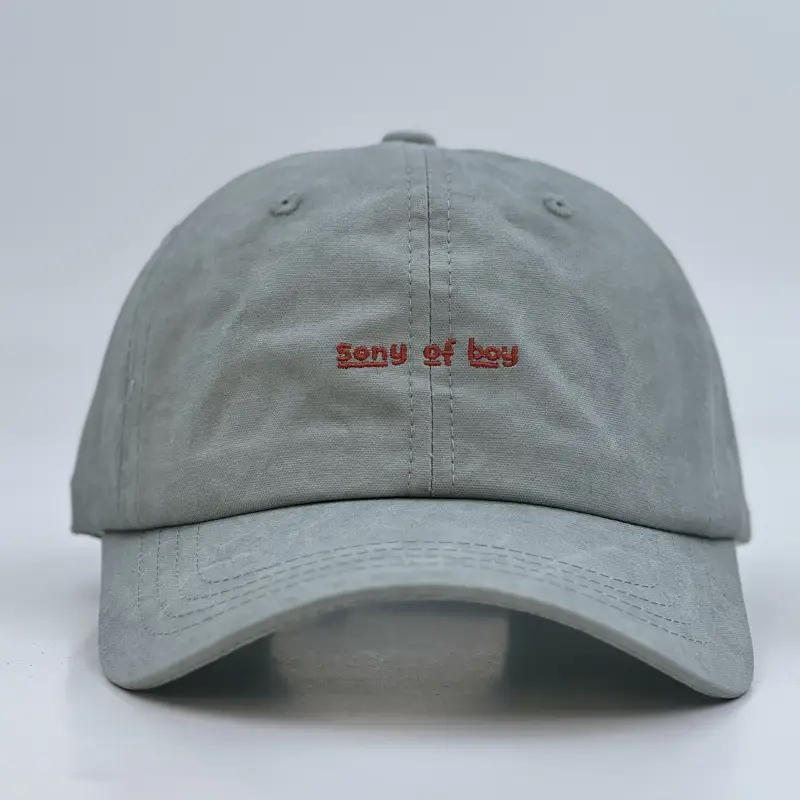 Beige Embroidered Baseball Cap for Men Women Clothing Accessories - Image 8