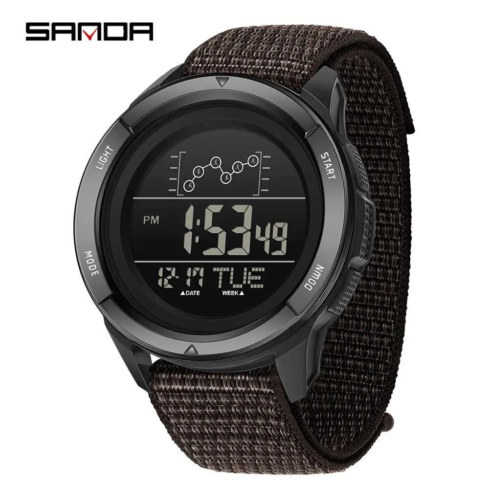Sanda Digital Alarm Clock with Blue Strap - Image 10