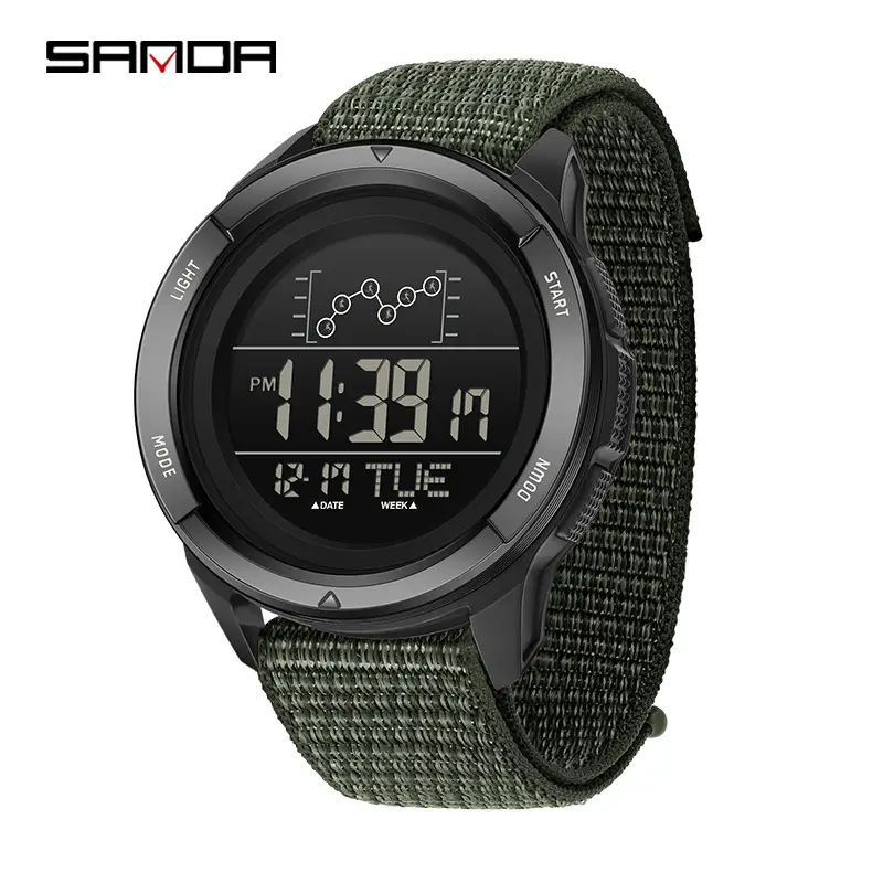 Sanda Digital Alarm Clock with Blue Strap - Image 7