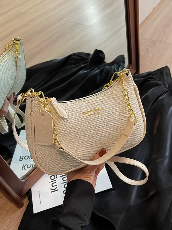 Women's Retro Underarm Crossbody Bag Brown 2025 - Image 8