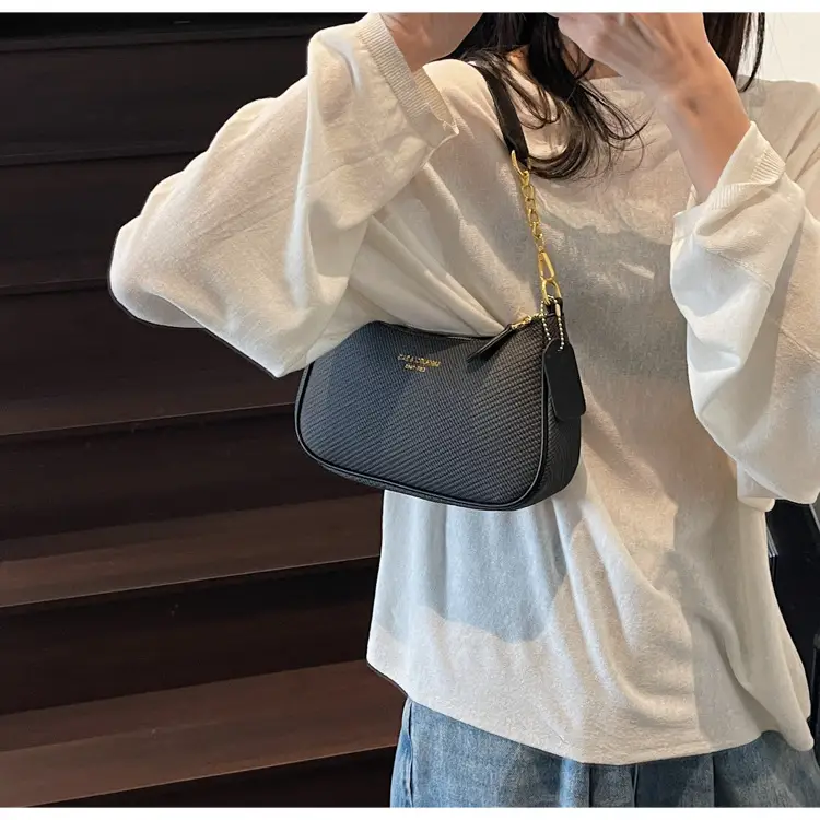 Women's Retro Underarm Crossbody Bag Brown 2025 — feature 8