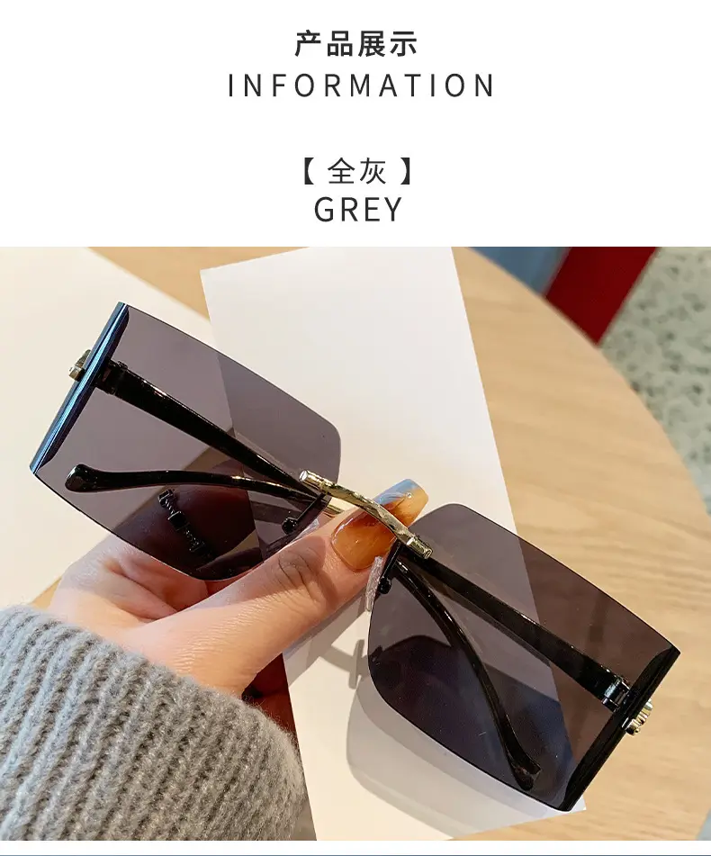 Women's Leopard Head Metal Sunglasses with Curved Sill — feature 7