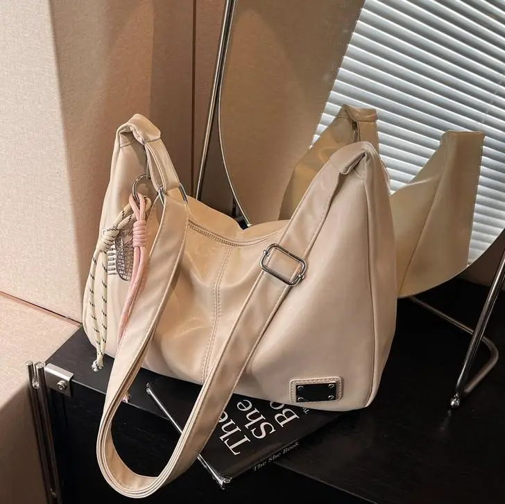 Women's Beige Crossbody Shoulder Bag 2025 New Arrival - Image 5
