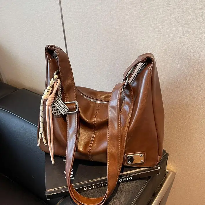 Women's Beige Crossbody Shoulder Bag 2025 New Arrival - Image 8