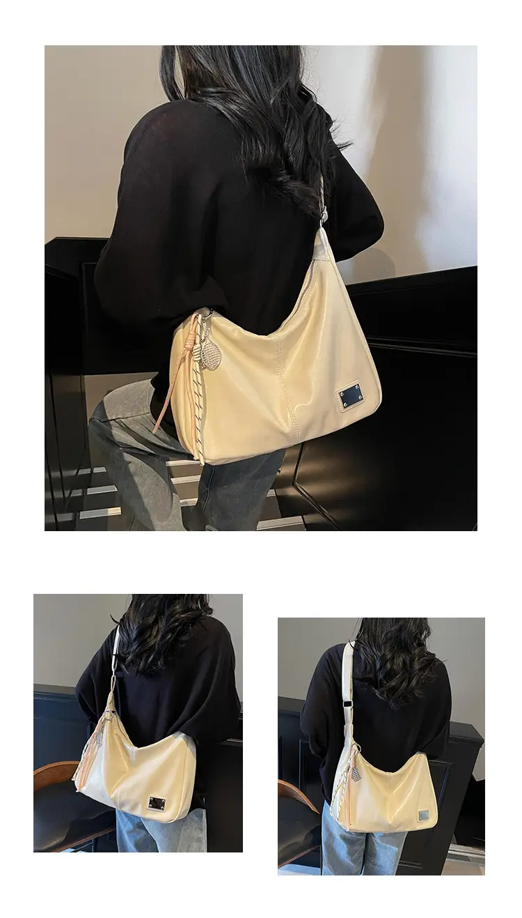 Women's Beige Crossbody Shoulder Bag 2025 New Arrival — feature 12