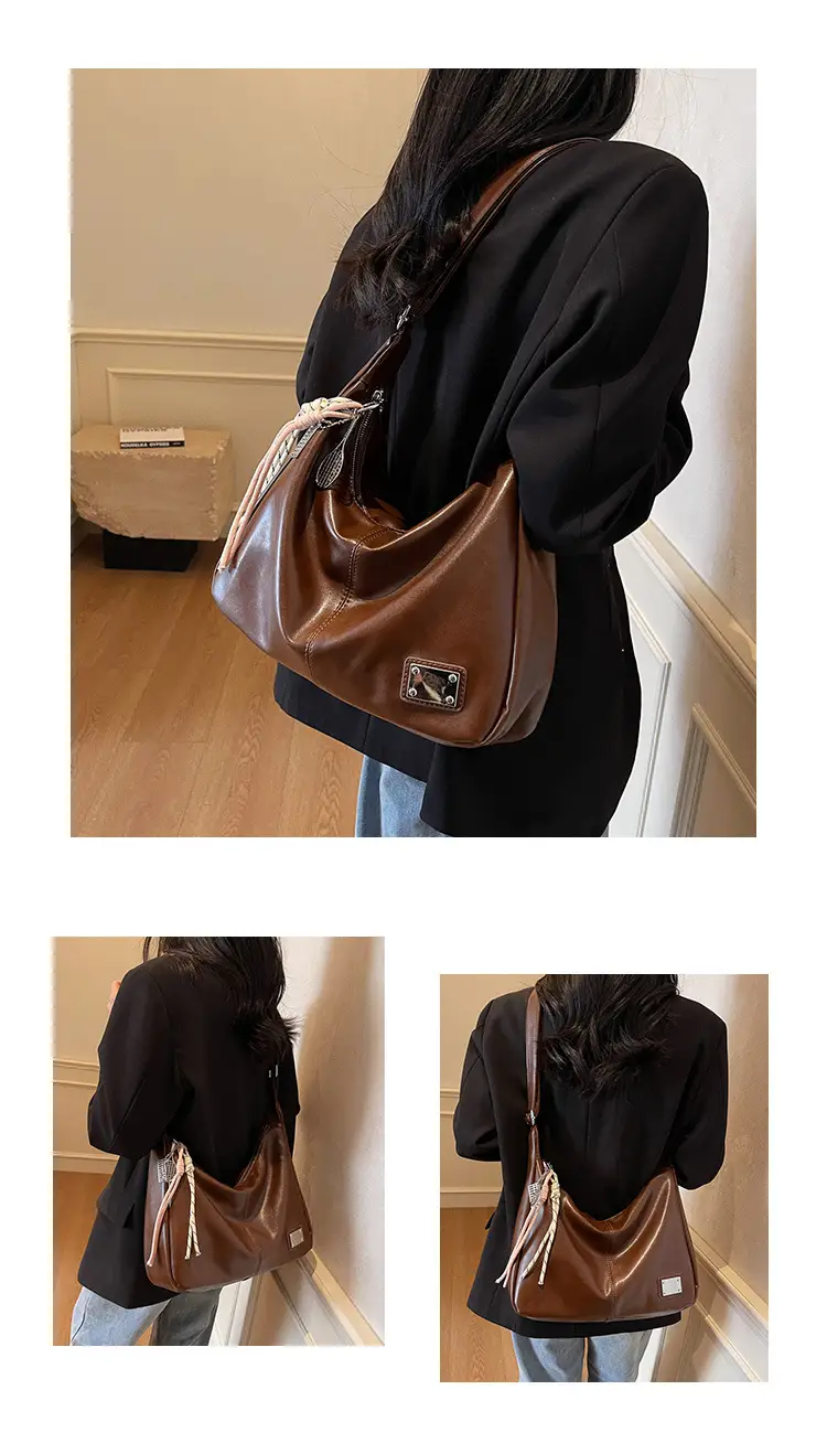 Women's Beige Crossbody Shoulder Bag 2025 New Arrival — feature 13