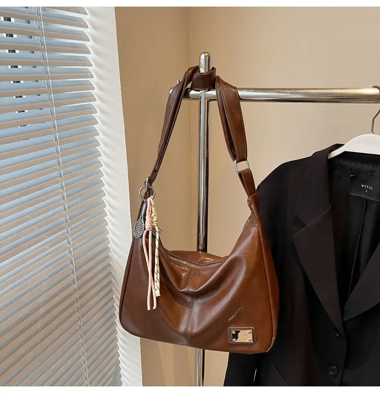 Women's Beige Crossbody Shoulder Bag 2025 New Arrival — feature 20