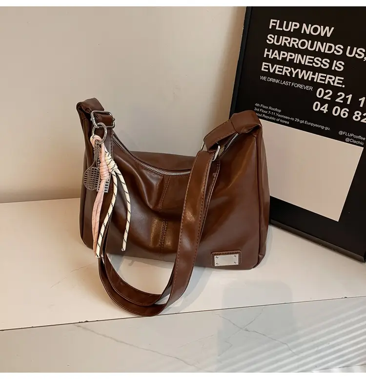 Women's Beige Crossbody Shoulder Bag 2025 New Arrival — feature 21