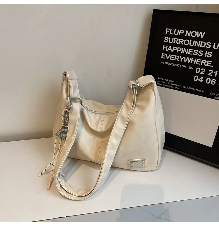 Women's Beige Crossbody Shoulder Bag 2025 New Arrival — feature 23