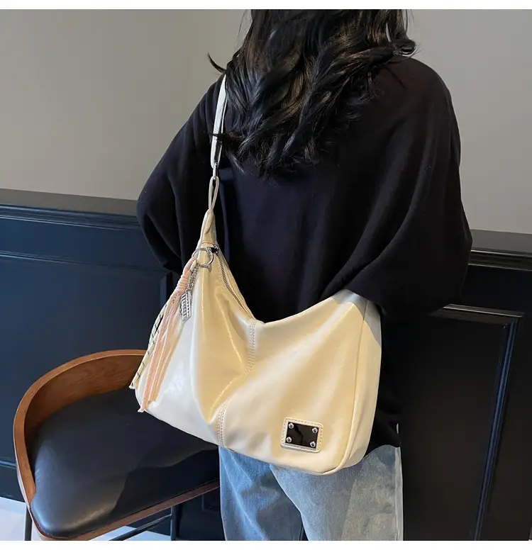 Women's Beige Crossbody Shoulder Bag 2025 New Arrival — feature 28