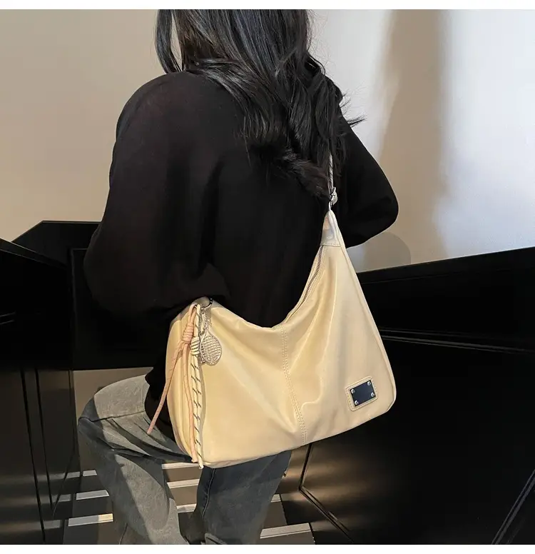 Women's Beige Crossbody Shoulder Bag 2025 New Arrival — feature 29