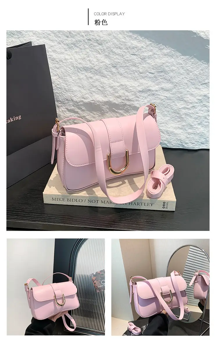 2025 New Arrival Vintage Horseshoe Buckle Shoulder Bag — feature 24