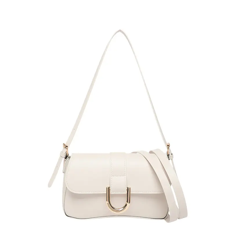 2025 New Arrival Vintage Horseshoe Buckle Shoulder Bag - Image 2