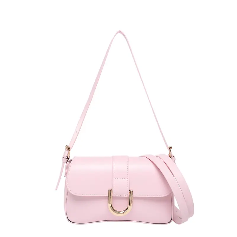 2025 New Arrival Vintage Horseshoe Buckle Shoulder Bag - Image 3