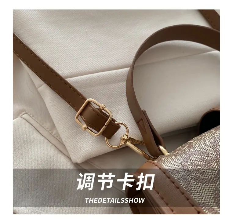 Retro Contrast Shoulder Bag for Women 2025 Spring — feature 7