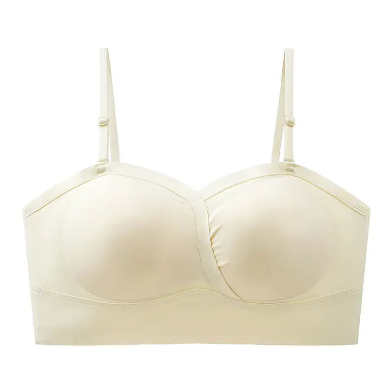 Women's White Backless Bra with Adjustable Straps - Image 2