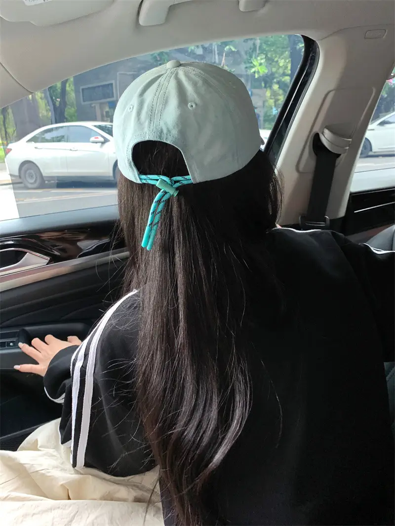 Vintage Washed Blue Baseball Cap for Women Men — feature 11