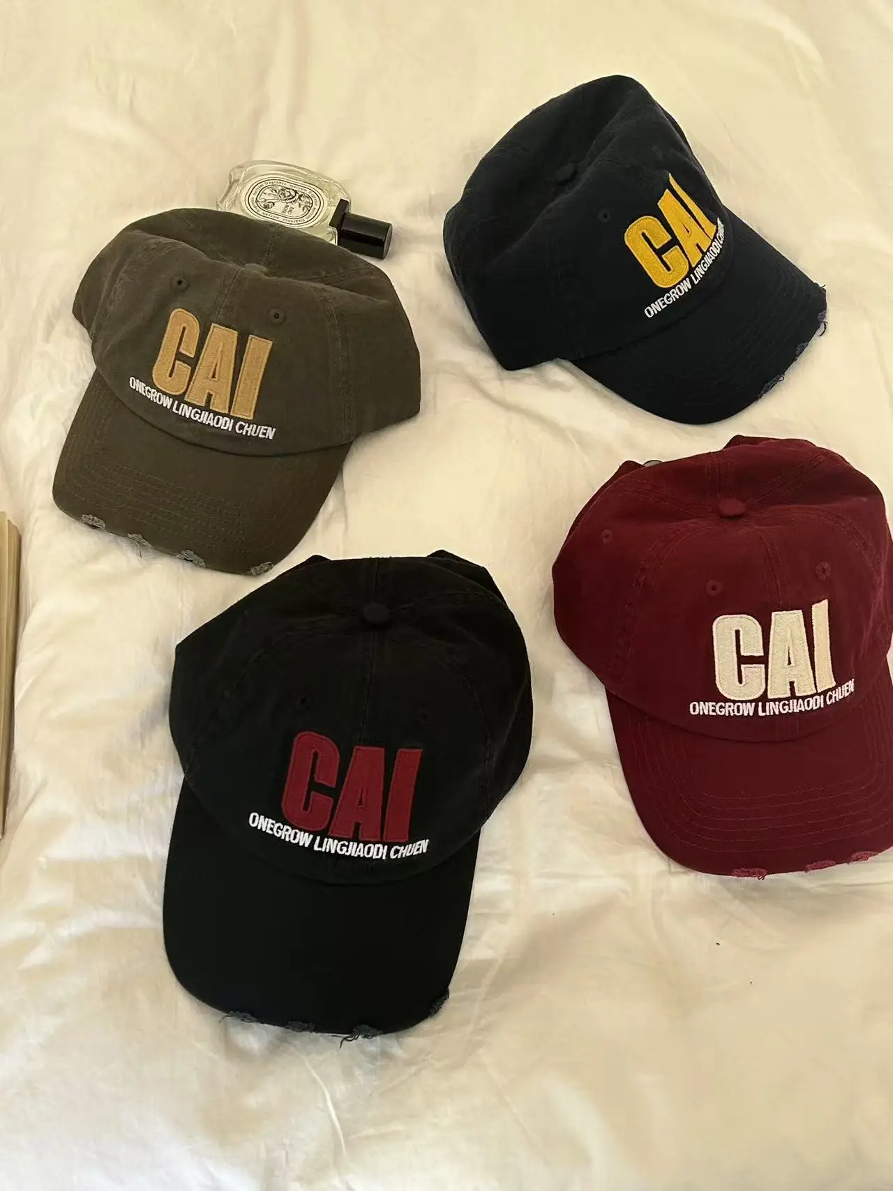 Women's Faux Fur Baseball Cap with Embroidered Design — feature 11